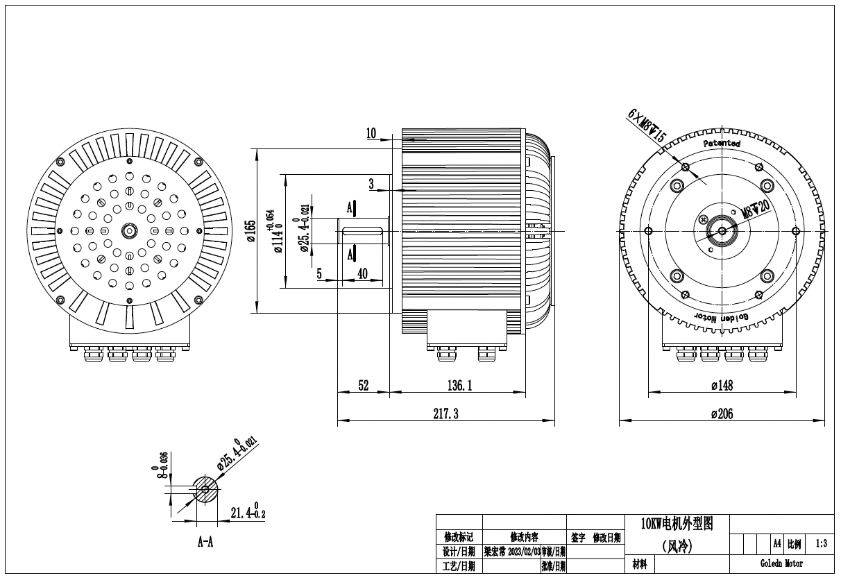 10KWハイパワーBLDCモーター｜YTK Co., Ltd 株式会社ワイ
